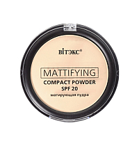 Матирующая компактная пудра для лица  SPF 20