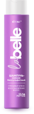 La Belle Silk + Peptides Glossy Shine Hair Revival Sulfate-Free Shampoo-Shine