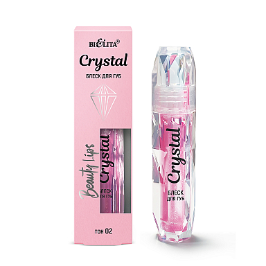 Блеск для губ Crystal Beauty Lips, тон 02