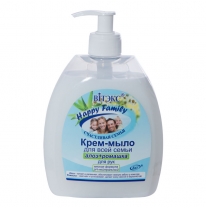 Cream soap for the hands Cream soap for the hands