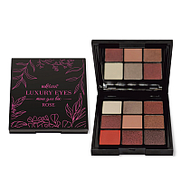  Тени для век ROSE, 9 тонов, Luxury Eyes