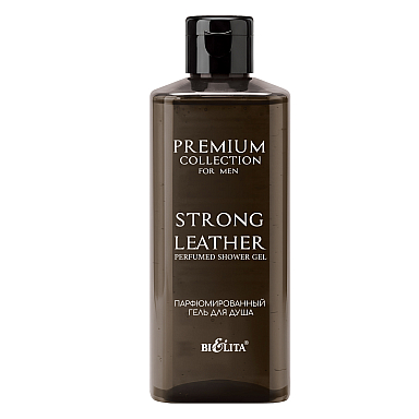 Парфюмированный гель для душа "Strong Leather" Premium Collection For Men