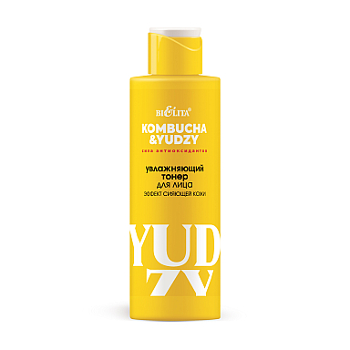 Увлажняющий тонер для лица "Эффект сияющей кожи" Kombucha & Yudzy