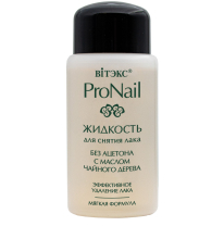 PRO Nail Жидкость для снятия лака без ацетона с маслом чайного дерева