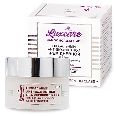 LUXCARE Глобальный антивозрастной крем дневной для лица