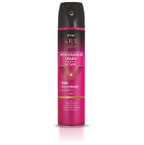 Lacquer Mega-volume for hair styling with super-strong fixation 5 in 1