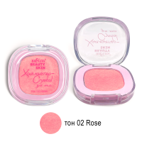 Face Crystal Highlighter, tone 02 Rose