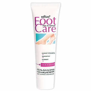 Cooling foot GEL-BALM for "burning" feet