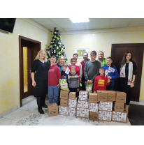 Подарки к Новому году детскому дому ЖЕМЧУЖИНКА