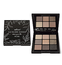  Тени для век NUDE, 9 тонов, Luxury Eyes