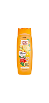 Spicy FRUIT SHOWER GEL with fruit water PINEAPPLE, MANGO, GINGER Nourishment & Softness