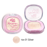 Хайлайтер-Crystal для лица Beauty Skin, тон 01 silver