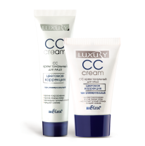 СС Крем тональный для лица Цветовая коррекция LUXURY тон универсальный