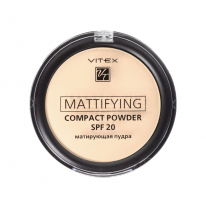 VITEX Матирующая компактная пудра для лица Mattifying compact powder SPF20