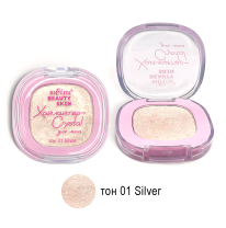 Face Crystal Highlighter, tone 01 Silver