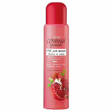 Hairspray "The volume and power" for extra strong fixation without dispenser
