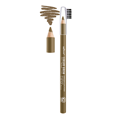 Карандаш для бровей деревянный LUXURY BROW тон 601 light brown