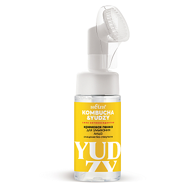 Кремовая пенка для умывания лица "Очищение без стянутости" Kombucha & Yudzy