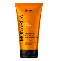 MONARDA FOOT GEL AGAINST HEAVYNESS, FATIGUE, "BURNING FEET" 3 in 1