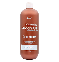 KERATIN & ARGAN OIL Восстанавливающий кондиционер для БЛЕСКА волос с КЕРАТИНОМ И МАСЛОМ АРГАНЫ