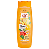 Spicy FRUIT SHOWER GEL with fruit water PINEAPPLE, MANGO, GINGER Nourishment & Softness