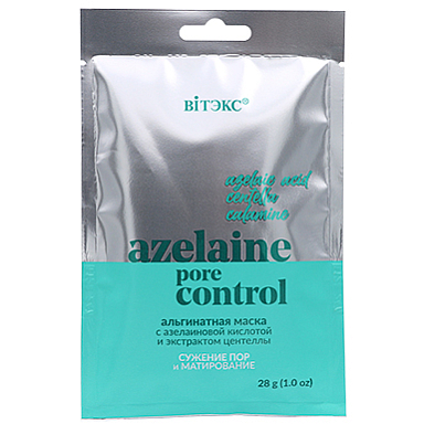 AZELAINE PORE CONTROL Alginate mask with azelaic acid and centella extract PORE NARROWING AND MATTING