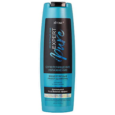 EXPERT PURE Supercleansing and Hydrating Micellar Hair and Scalp Fresh-Shampoo