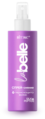 La Belle Silk + Peptides Hair Thermal Protection Spray-Shine