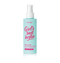 GIRL'S best bestie КРЕМ-СПРЕЙ для легкого расчесывания, блеска и гладкости волос несмываемый
