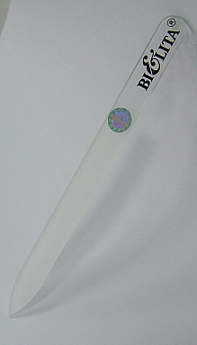 Пилочка двухсторонняя хрустальная для маникюра (140 мм)