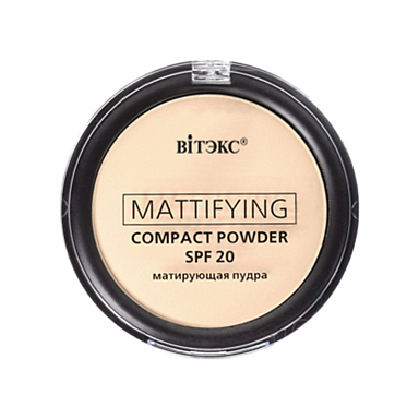 Матирующая компактная пудра для лица SPF 20 тон 02 Матирующая компактная пудра для лица SPF 20 тон 02