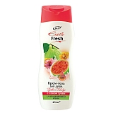 Exotic Fresh Shower cream gel “Guava and Hibiscus” with guava Exotic Fresh Shower cream gel “Guava and Hibiscus” with guava