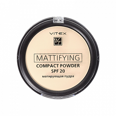 VITEX Матирующая компактная пудра для лица Mattifying compact powder SPF20